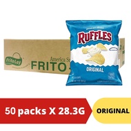 Ruffles Original Potato Chips 28.3g (Carton of 50)