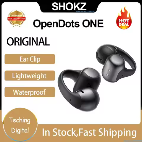 Original SHOKZ OpenDots ONE Ear Clip Headphones Customized Bluetooth Earphone Lightweight Hifi Wirel