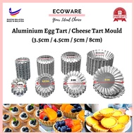 Kitchen supplies 3.5cm/4.5cm/5cm/8cm Aluminium Egg Tart Mould/ Acuan Fruit Tart/ Cheese Tart Mould/ 