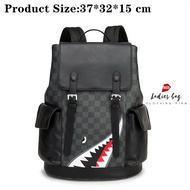 TOP☆SD Men Backpack Artificial Leather Large Capacity Backpack Fashion Leisure Travel Bag K4945