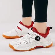 Size 32-45 Rotating Button Badminton Shoes Couple Badminton Shoes Volleyball Shoes Ladies Badminton Shoes Men Table Tennis Shoes Tennis Shoes Volleyball Shoes Lightweight Breathabl
