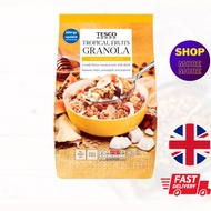 [CHEAPEST🔥] 🇬🇧 TESCO Granola Tropical Fruits 1KG Healthy Food