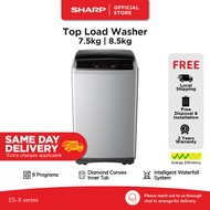 SHARP Top Load Washer (7.5kg) / (8.5kg) ES-X751/ ES-X851