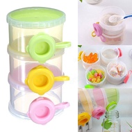 CLEAR 3 Layer Milk Powder Container Baby Food Storage Milk Dispenser Bekas Letak Susu Bekas Simpan S