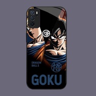 DK-83 Dragon Ball Goku Casing GLASS soft frame black OPPO Reno A16 A74 F19 A54S A16S F19S A95 6 Lite