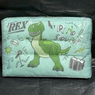 Toy Story抱抱龍Rex 雙面天絲水洗枕
