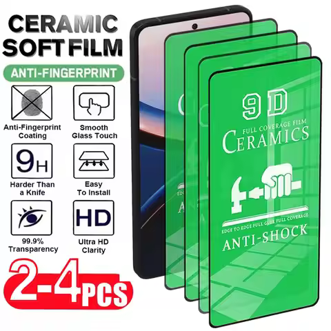 2-4PCS Ceramic Film For POCO F7 Ultra Pro F6 X6 M6 F5 X5 Pro 5G C40 C65 Full Cover Soft Screen Prote