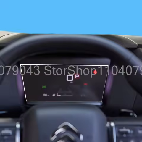 Car anti-scratch accessories For Citroen C4 C4X 2023 2022 2021 Instrument dashboard Tempered Glass S