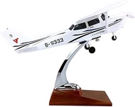 1:60 Scale Classic CESSNA 172 SKYHAWK Model With Base And Wheels Alloy Aircraft Plane Collectible Di