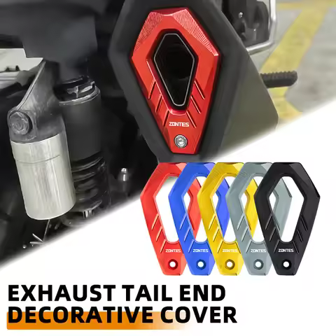 LOGO ZONTES For Zontes 368G 368-G 368G Motorcycle Modified Accessories Exhaust Pipe Protective Decor