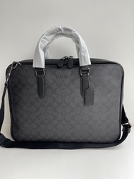 กระเป๋า ร้านค้าอย่างเป็นทางการสำหรับผู้ชายหนังแท้ Gotham ผู้ชายธุรกิจกระเป๋าถือสบาย ๆ กระเป๋าสะพาย C