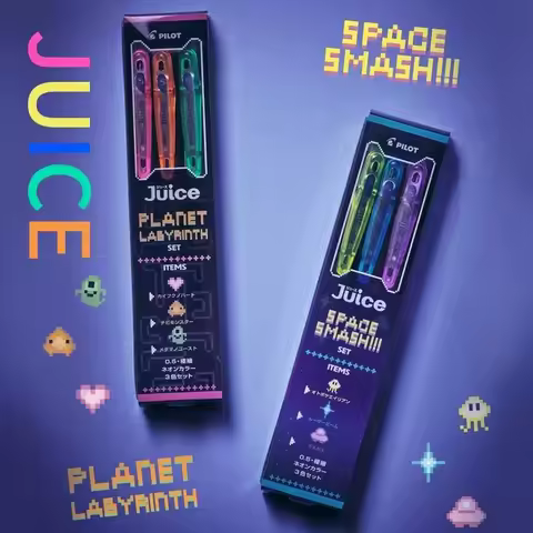 Pilot Juice Neon Color Limit Hand Account Color Gel Pen Press Ball Pen Japanese Stationery