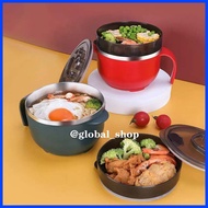 ◷ ❋ ∱ High Quality 304 Stainless Lunch Box Stainless Steel Baunan Lunch Box Food Box YJ-02