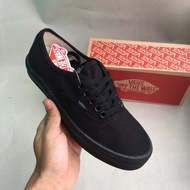 Sepatu Sekolah Hitam Polos PROMO SEPATU VANS 01_AUTHENTIC PREMIUM FULL BLACK HITAM, SEPATU SEKOLAH,S