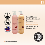 JS Exclusive Promotion Set - JS Carrot Soft Masque + JS Shampoo (J0B/J1B/J2B/J67B) - 2 x 1000ML (HB)