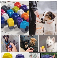 [] New Ring Clicker Pet Finger Clickers Training Equipment Obedience Rattle Trainer Clicker Training