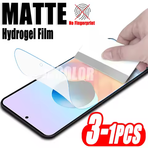 1-3PCS Matte Screen Protector Hydrogel Film For Xiaomi Redmi Note 10 S Pro 5G 10S 10Pro Note10 Note1
