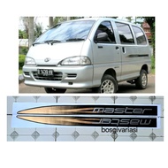 Stiker List Body Zebra Espass Master / Sticker Espass Master Minibus - espass / stiker master espass