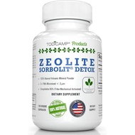 Zeolite Detox Capsules - 120 Zeolite Capsules - 1-2 µm Clinoptilolite Zeolite Detox - 2 Months Suppl