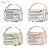 Retro Speaker 360 Stereo Effect Bluetooth Mini Speaker Vintage Radio Home Decor Sound Box for Outdoor