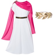 Greek Toga Costume for Kids Ancient Greece Mythos Philosopher Rome Nobility Cosplay
