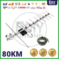 ME Uhf HDTV Outdoor Digital Antenna Tv To Watch Myfreeview Antena DVBT2 MYTV 9E 10E 12E 9 10 12 ELEM
