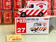 Tomica 27 isuzu hipac van footwork 中国製