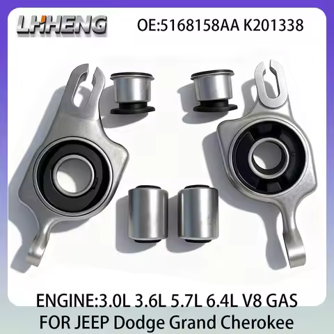 ENGINE PARTS Control Arm Bushing Kits Fit 3.0L 3.6L 5.7L 6.4L V8 GAS FOR Jeep Dodge Grand Cherokee 1