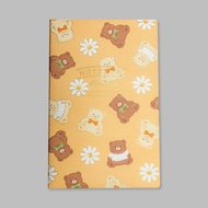 cafe teddy A5細長筆記本 餅乾