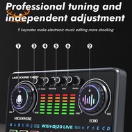 [Redpowderyan] DJ20 Studio Sound Card with 48V Microphone System, Reverberation Tech, and Noise Redu