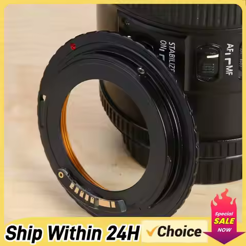 Electronic Chip 3 AF Confirm M42 Lens to EOS Adjustable Camera Mount Adapter