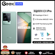 VIVO IQOO 11 | IQOO 11 Pro โทรศัพท์มือถือ Snapdragon8 Gen2 50MP GN5 กล้อง 2K E6 6.78 นิ้ว AMOLED 144HZ 5000MAh 120W Charge