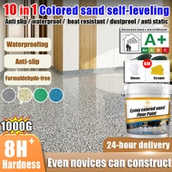 Epoxy color sand floor paint epoxy flake coating set epoxy floor paint cat lantai simen waterproof t