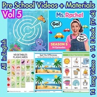 [PENDRIVE WITH MOVIE] PRE SCHOOL COLLECTION | LONG VIDEO E-BOOK 5 @ 14+14 | HD | SET 5M