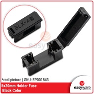 5x20mm Black PCB Fuse Holder Black Fuse Holder 5x20 mm