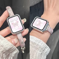 Elegant Flower Diamond Wach Strap Strap + Case For Samsung Galaxy Fit 3 Strap Case Metal Galaxy Fit 