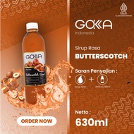Sirup Gokka Rasa Butterscotch / Minuman Syrup Butterscotch 630ml