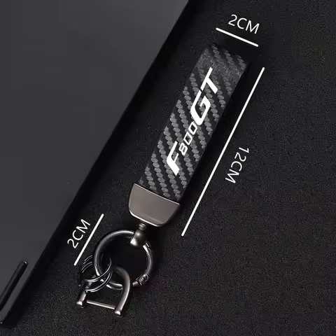 High-end leather motorcycle keychain horseshoe buckle jewelry For BMW F800GT F800S F 800 F800 S GT