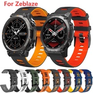 22MM Sports Silicone Watch Strap For Zeblaze Vibe 7 Pro Stratos 2 3 Btalk 2 Band Smartwatch Belt For Zeblaze Swim GPS Bracelets