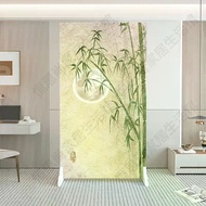 Entrance screen partition, living room facing the door, blocking bathroom, home solid wood seat scre