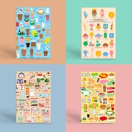 Singapore Gift Souvenir Notebook – Kopi &amp; Teh in Singapore / Heartland HDB / Singlish / Snacks &amp; kueh