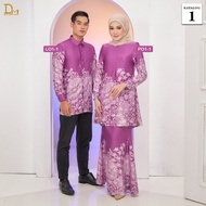 Desa Murni Batik - Baju Sedondon Kurung Batik Alana & Kemeja Batik DM 8.0 (Satin Valentino) - Katalo