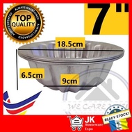 7" Aluminium Pudding Cake Jelly Mold Fluted Jelly Mould Coronel Jelly Mould Pudding Mould acuan kek 
