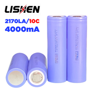 ถ่านชาร์จ Li-ion 21700 3.7V 4000mA Lishen LR2170LA แบตเตอรี่ไฟฉายแรงสูง สว่านไร้สาย หรือจักรยานไฟฟ้า【ราคา1ก้อน】