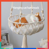 Hanging cat hammock, hand woven cat basket bed, cat swing bed, indoor window cat, pet cat bed, semi 