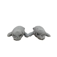 Dugong Doll Size M – Cute Animal in Grey Plushie Doll