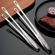 [Shinelight] 2Pcs Kitchen Tongs Barbecue Grill Tongs Stainless Steel Cooking s Food Meat Tongs Clip 