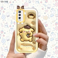 VIVO Y20 Y20i Y20S Y20S G Y20 2021 For Soft Cover Cases Cartoon Kuromi Melody Casing Phone Case