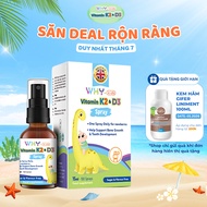 Vitamin Whykids D3K2 Dạng Xịt Giúp Bé Tăng Khả Năng Hấp Thụ Canxi Tốt Cho Sức Khoẻ - Chai 15ml