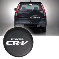 xps Honda CRV CR-V 14 or 15 Inch Leather Spare Wheel Tire Cover Spare Wheel Protective Cover Car Acc